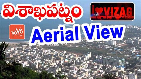 visakhapatnam city aerial view video vizag city view andhra pradesh