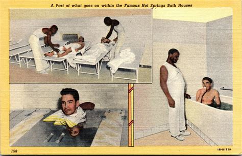 Vtg S Hot Springs Bath Houses Hot Springs National Park Arkansas AR Postcard United States