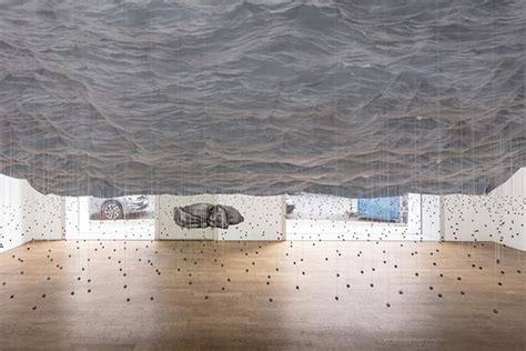 Installation Art Made From Fabric Mimics A Dark Stormy Ocean