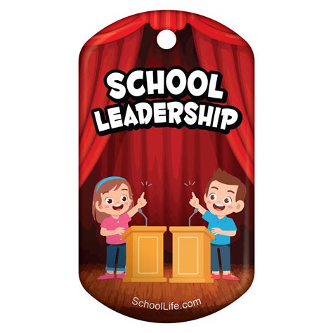 Custom Student Leader Brag Tag | SchoolLife.com
