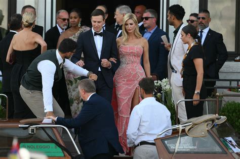 Ivanka Trump Wears Strapless Tony Ward Gown for Bezos-Sánchez Wedding