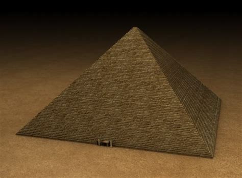 Egyptian Pyramid 3d Model Obj 3ds Fbx C4d Dxf