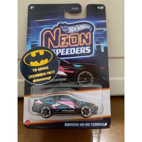 Toyota Neon Speeders Hot Wheels Shopee Brasil