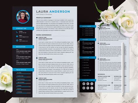 Anderson Resume Cv Template 284444 Templatemonster