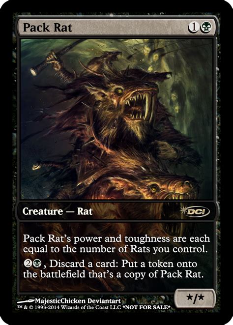 Pack Rat Magic Cards Magic The Gathering Magic The Gathering Cards