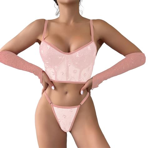 XZHGS Plus Size Lingerie Women S Embroidered Mesh Underwired Push Up