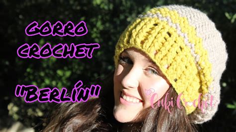 Cómo Tejer Gorro A Crochet Gratis Paso A Paso Modelo Berlin Youtube