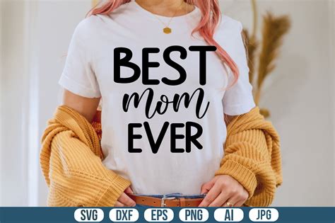 Best Mom Ever Svg Graphic By Momenulhossian577 · Creative Fabrica