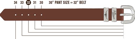 Men S Belt Guide R M Williams