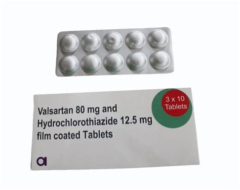 Valsartan Hydrochlorothiazide Tablets At Best Price In Medak