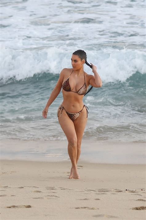 Kim Kardashian Sexy Bikini Set Bts Photos The Fappening