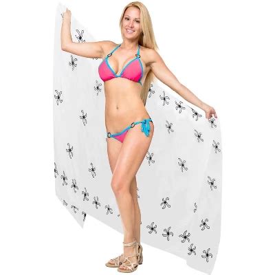 La Leela Women S Beachwear Summer Bikini Wraps Beach Wrap Sarong Coverups Swimwear Swim Cover Up