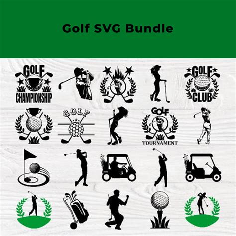 Golf Svg Bundle Golf Svg Cut Files Golf Club Svg Master Bundles