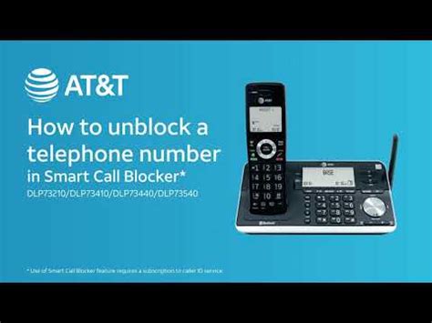 Unblock A Telephone Number In Smart Call Blocker On AT T DLP Series