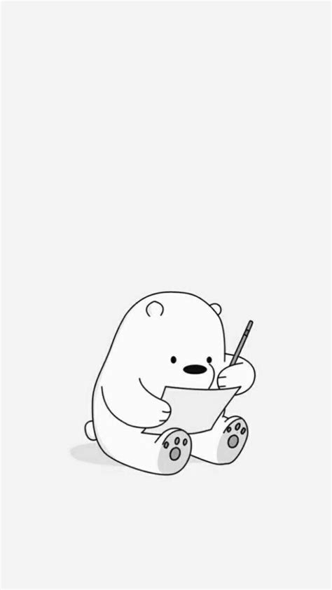 Pin On Meus Pins Salvos Cute Cartoon Wallpapers Polar Bear Drawing