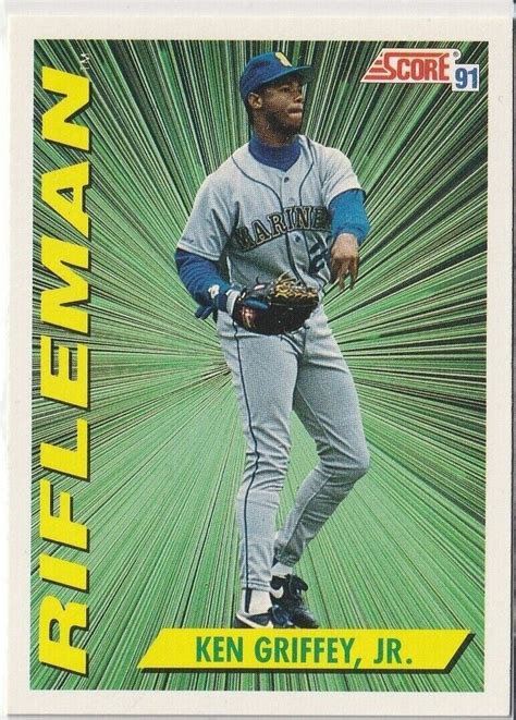 Score Rifleman Ken Griffey Jr Card Mariners Hof Values Mavin