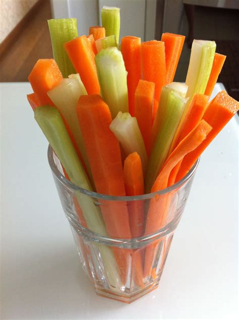 Cucumber And Carrot Sticks Yum