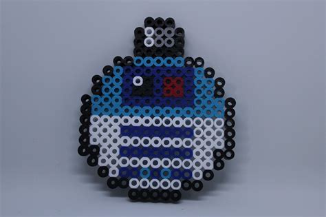 R2D2 Perler Ornament. Check it out and more on my Etsy page. | Perler ...