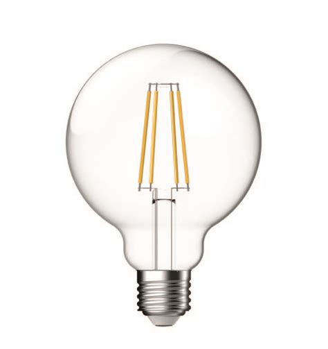 G95 Filament E27 8,2W 1055lm 2700K Clear - Placeminds