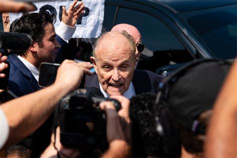 Rudy Giuliani Surrenders Defiantly In Georgia The Washington Post