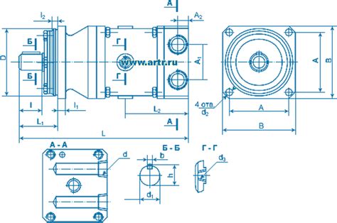 Гидромотор аксиально-поршневой Г15