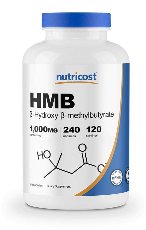 Nutricost Hmb Beta Hydroxy Beta Methylbutyrate Mg Capsules