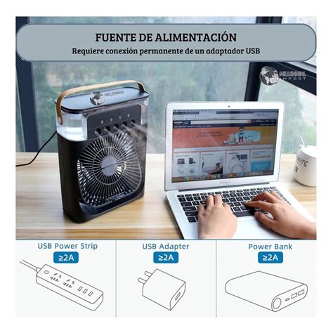 Ripley Mini Aire Acondicionado Enfriador Ventilador Port Til Auto Oficina