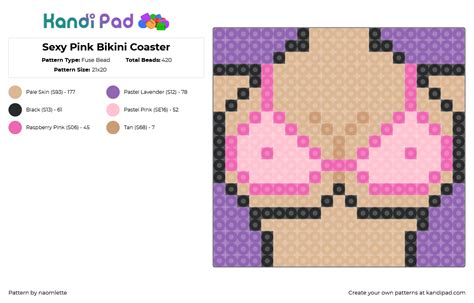 Bikini Fuse Bead Patterns Gallery Kandi Pad Kandi Patterns Fuse Bead Patterns Pony Bead