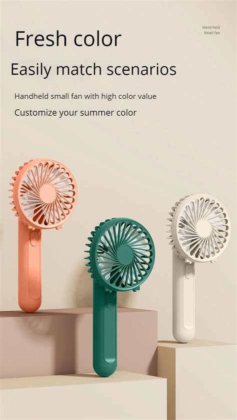 Portable Rechargeable Mini Handheld Fan Custom Logo Table Mini Lash Fan