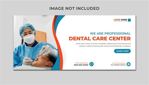 Premium Vector A Banner For Dental Care Center
