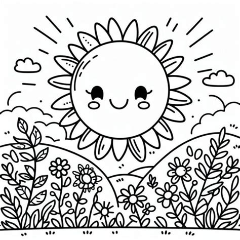 Desenho Do Sol Colorido - Desenho Para Colorir Sol: 8 Desenhos Radiantes Grátis!