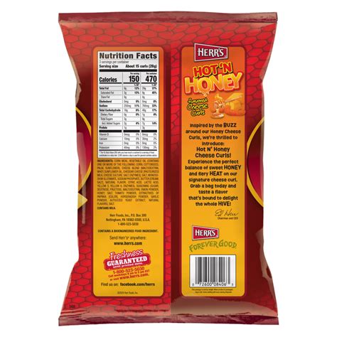 Herr S Hot N Honey Cheese Curl Oz Delivered In As Fast As Minutes SNAP EBT Eligible