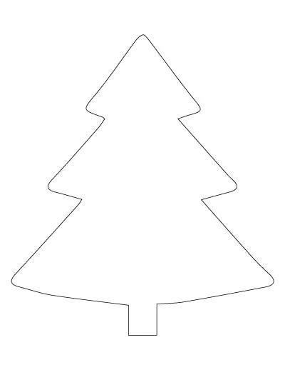Free Printable Christmas Tree Coloring Pages - The Artisan Life