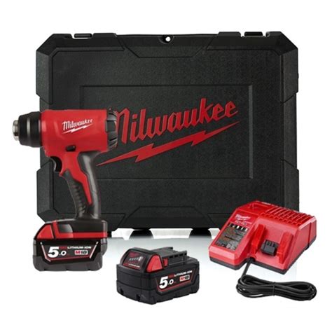 Milwaukee M Bhg C V X Ah Li Ion Compact Heat Gun Kit