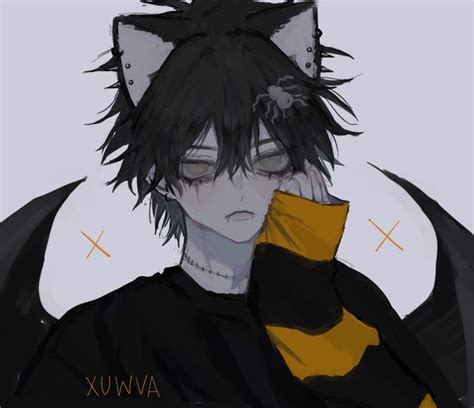 Pin By Ghost Kiwi On Uwu Anime Cat Boy Cute Anime Character