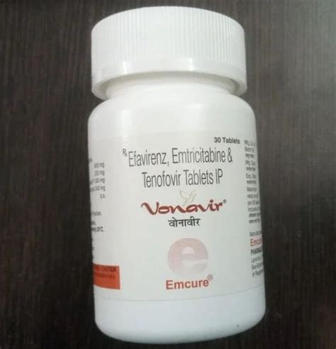 Vonavir Efavirenz Emtricitabine Tenofovir Tablets IP 30 Tab