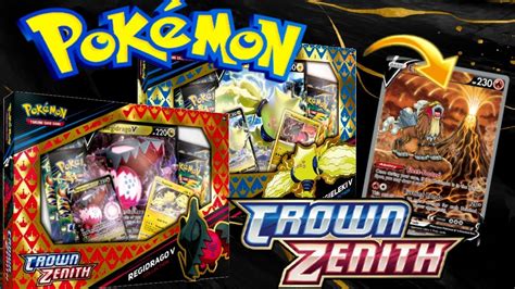 Crown Zenith Cajas De Los Regis Apertura De Cartas Pok Mon Youtube