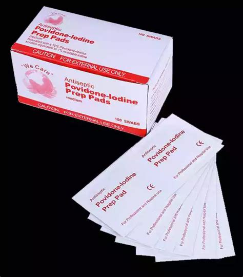Povidone Iodine Prep Pad with 1% Povidone Iodine