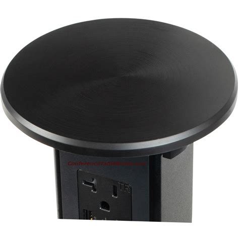 Pop Up Table Box Qi Charging 2 Power 2 Usb 2 Cat6 1 Hdmi Black