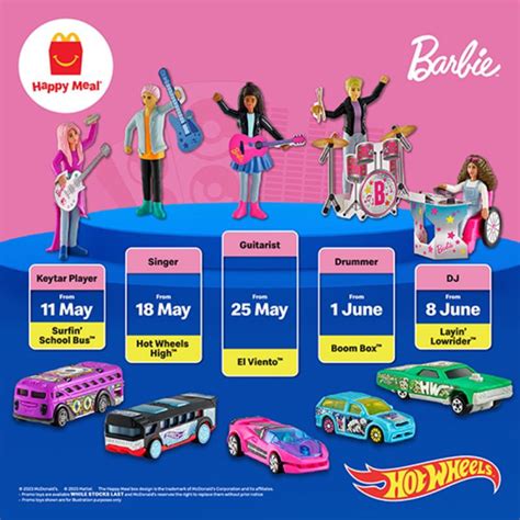 Hot Wheels Mcd Mcdonalds Mcdonalds Happy Meal Toy Mattel Barbie Hotwheels Shopee Malaysia