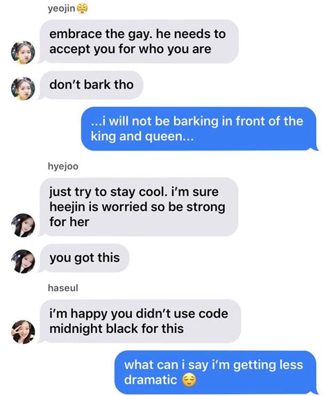 Syd On Twitter As The Wise Yeojin Said Embrace The Gay