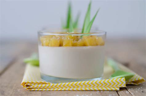 Panna cotta à la noix de coco ananas caramélisé Apprendre À Faire