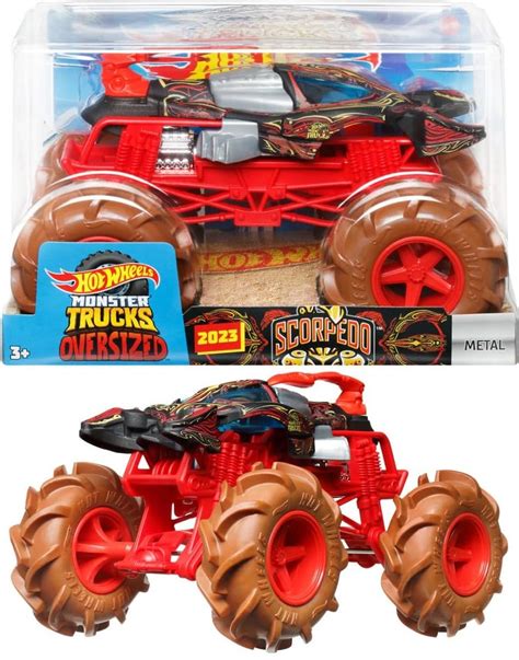 SCORPEDO Skorpion Hot Wheels Truck Samochód Monster Trucks skala 1 24 194735103980 Cena