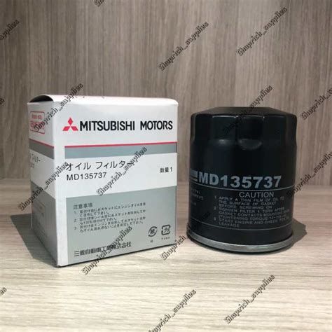 MITSUBISHI OIL FILTER/ PROTON OIL FILTER (MD135737) WIRA, SAGA, WAJA ...