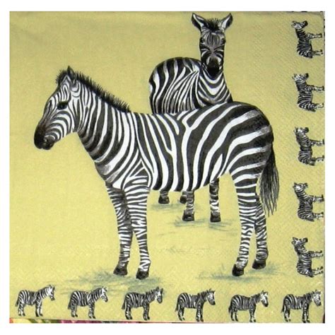 Зебры - Много салфеток