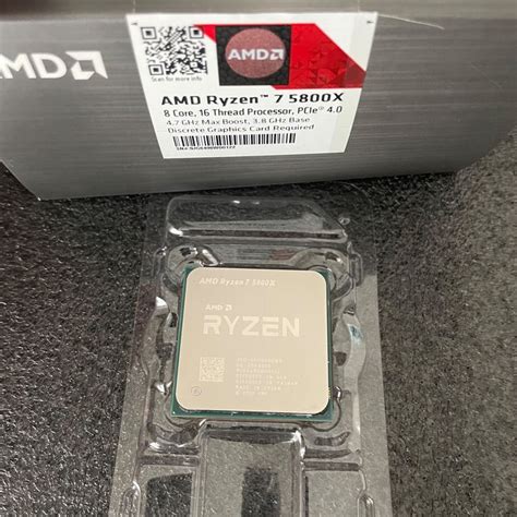 AMD Ryzen 7 5800X AM4, 3.80 GHz, 8 -Core | Kaufen auf Ricardo