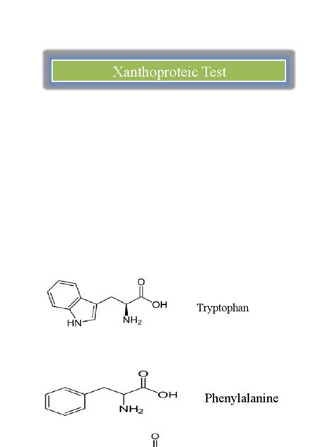 Xanthoproteic Test Lead Sulphide Test Pdf