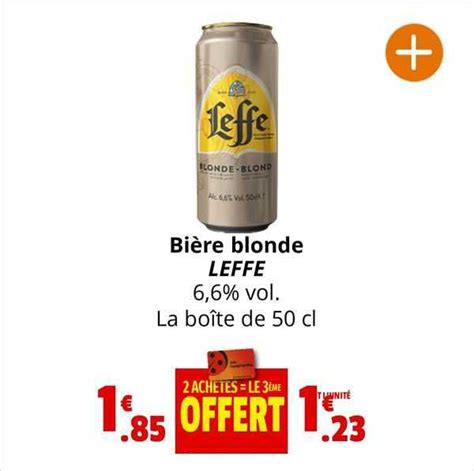 Promo Bi Re Blonde Leffe Chez Coccinelle Supermarch Icatalogue Fr