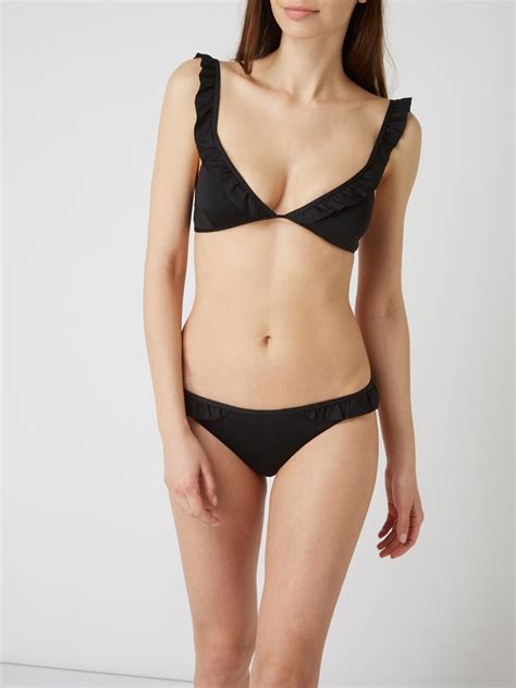 Kup Online Review Figi Bikini Z Obszyciem Falban Czarny