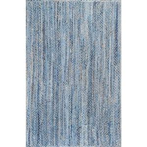 Nuloom Sherill Modern Ripples Gray Ft X Ft Area Rug Bdsm A